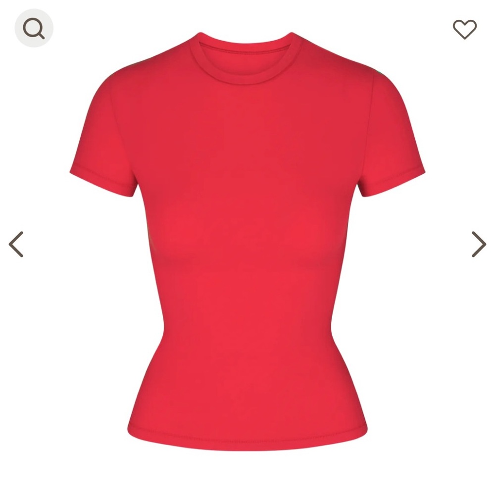 Skims Short Sleeve Cotton Jersey Tee